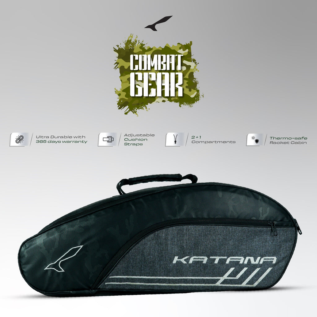 Tas Perlengkapan Bulu Tangkis Combat Gear (Hijau)