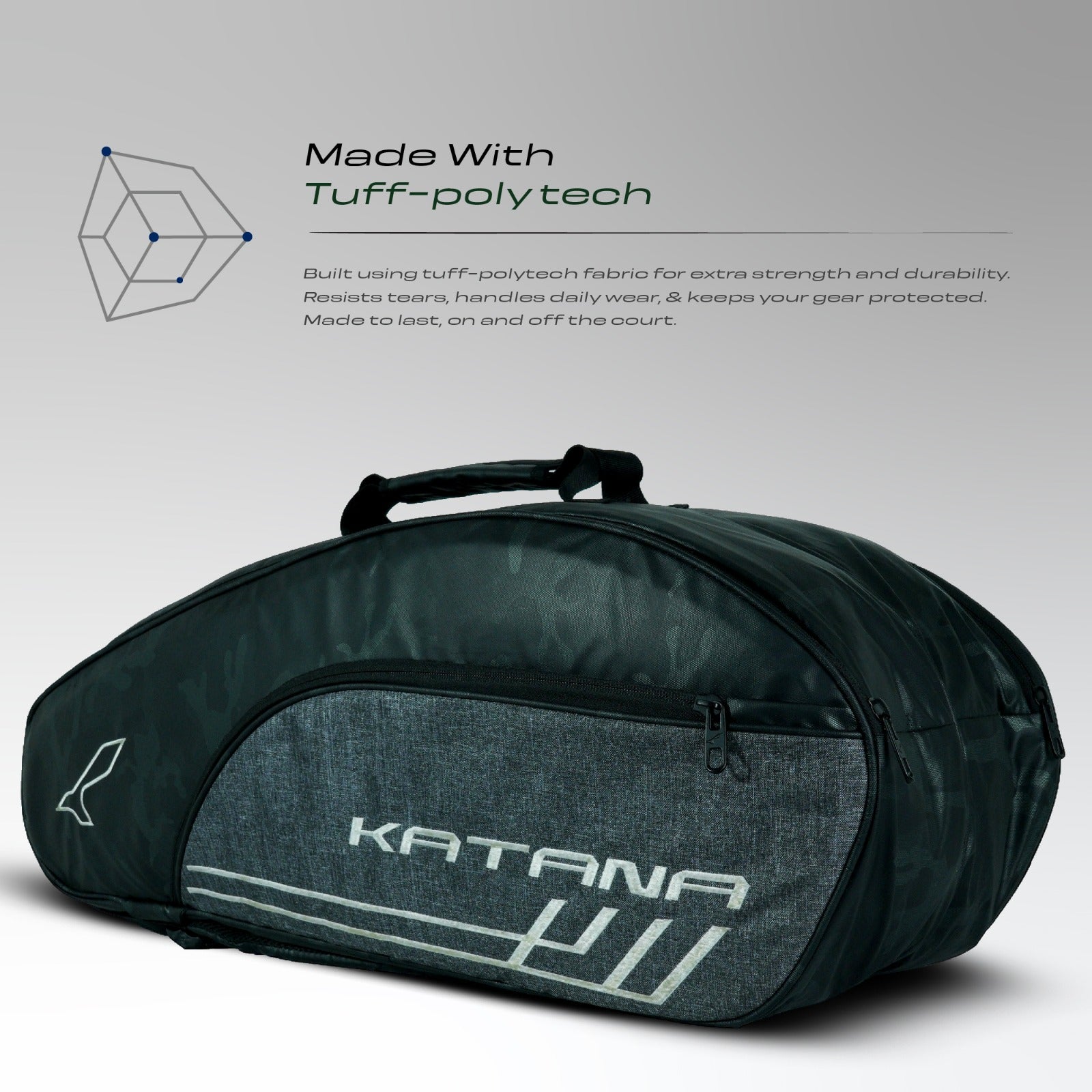 Tas Perlengkapan Bulu Tangkis Combat Gear (Hijau)